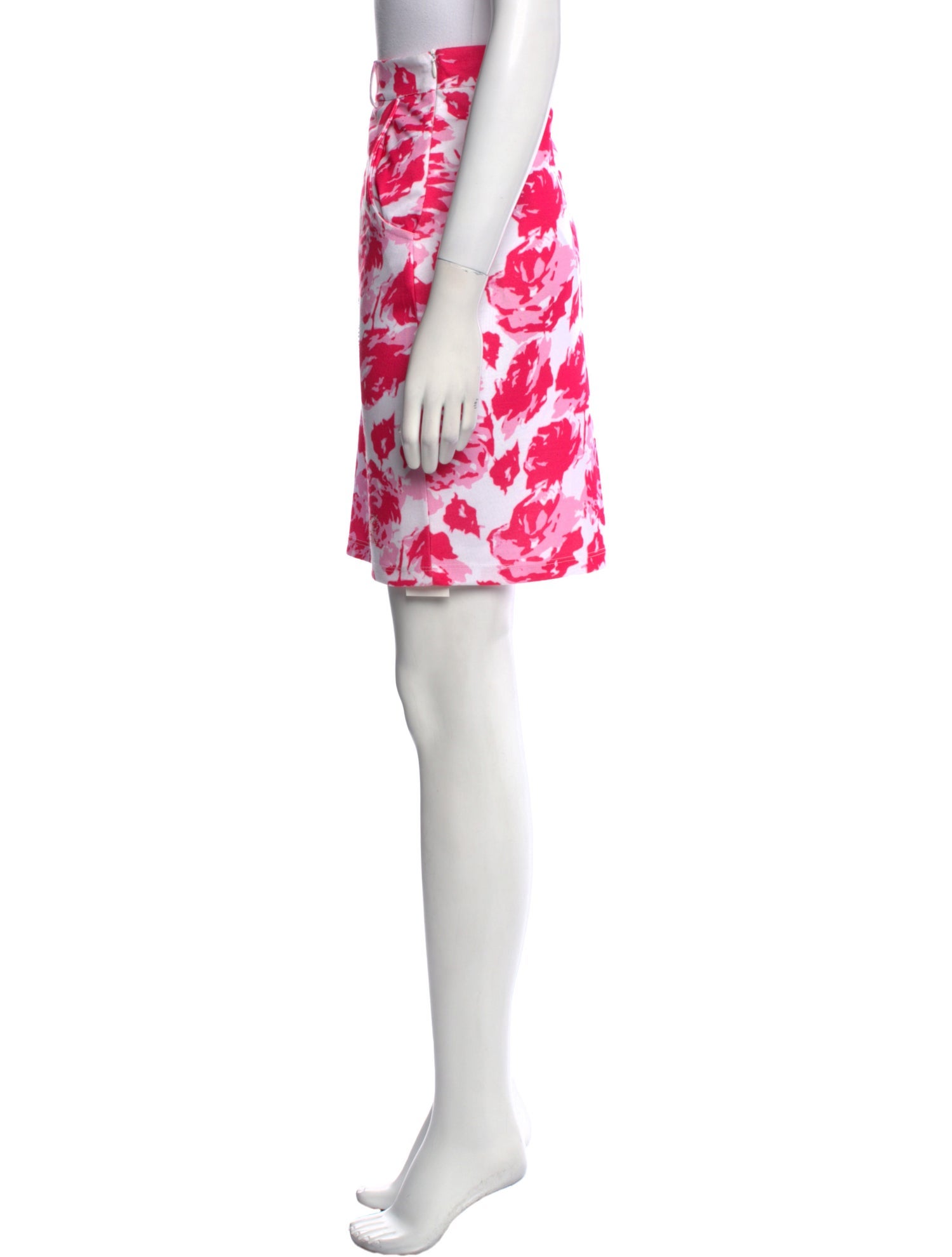 Blumarine Floral Print Knee-Length Skirt