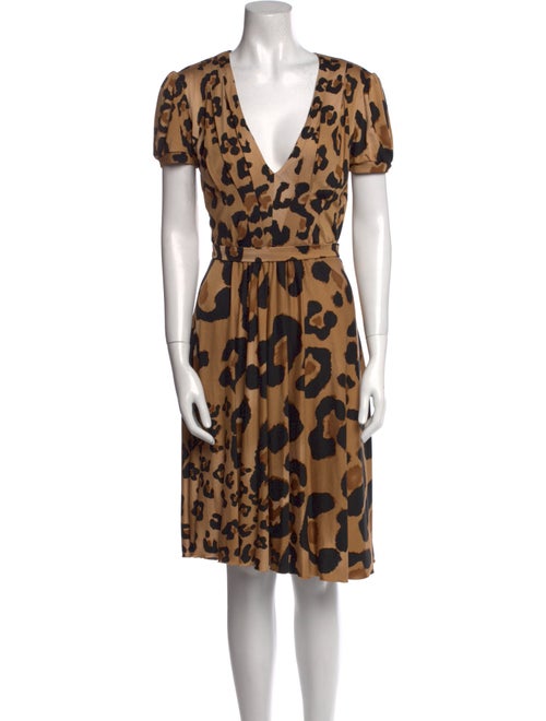 Blumarine Silk Knee-Length Dress