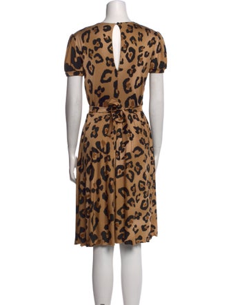 Blumarine Silk Knee-Length Dress