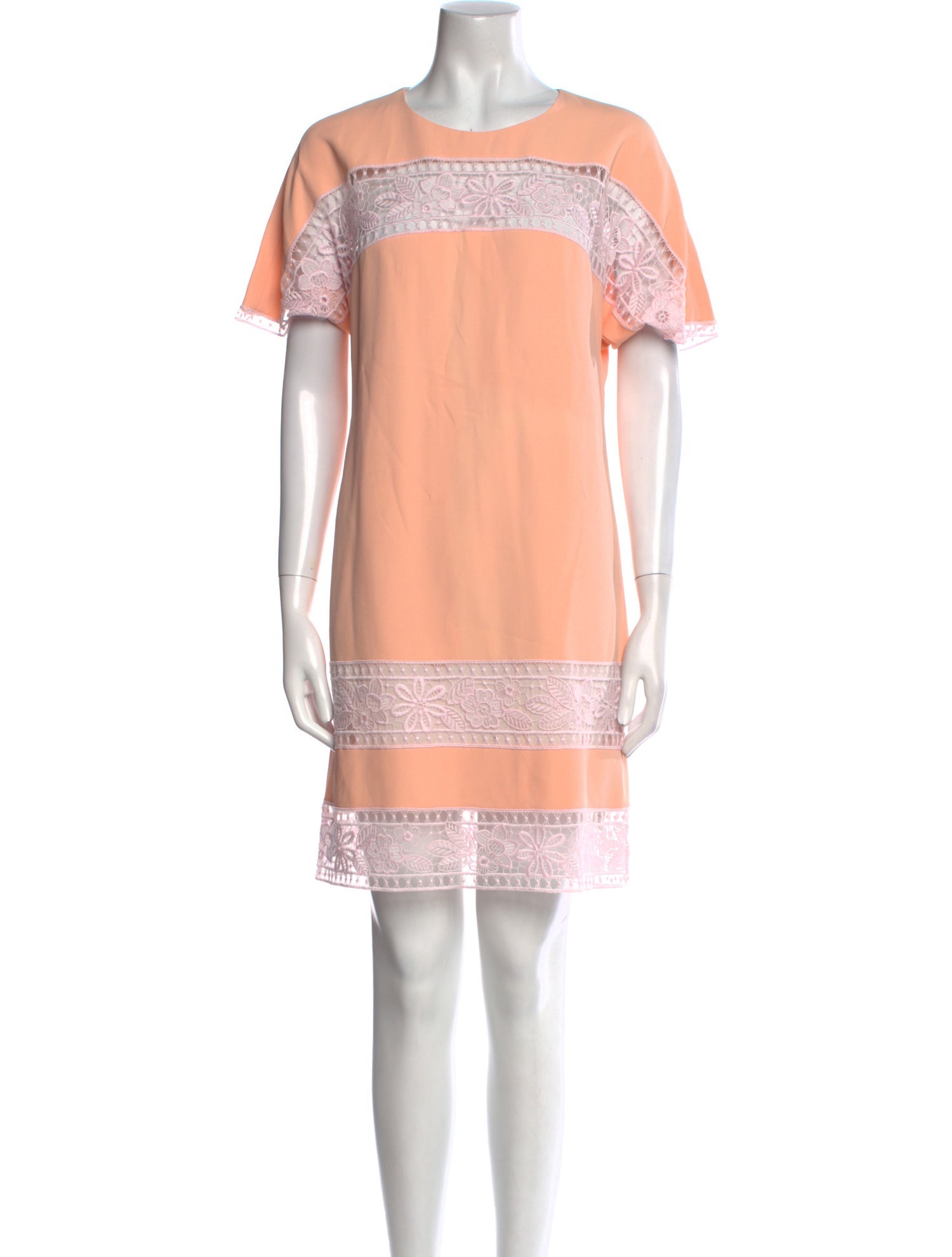 Blumarine Colorblock Pattern Mini Dress