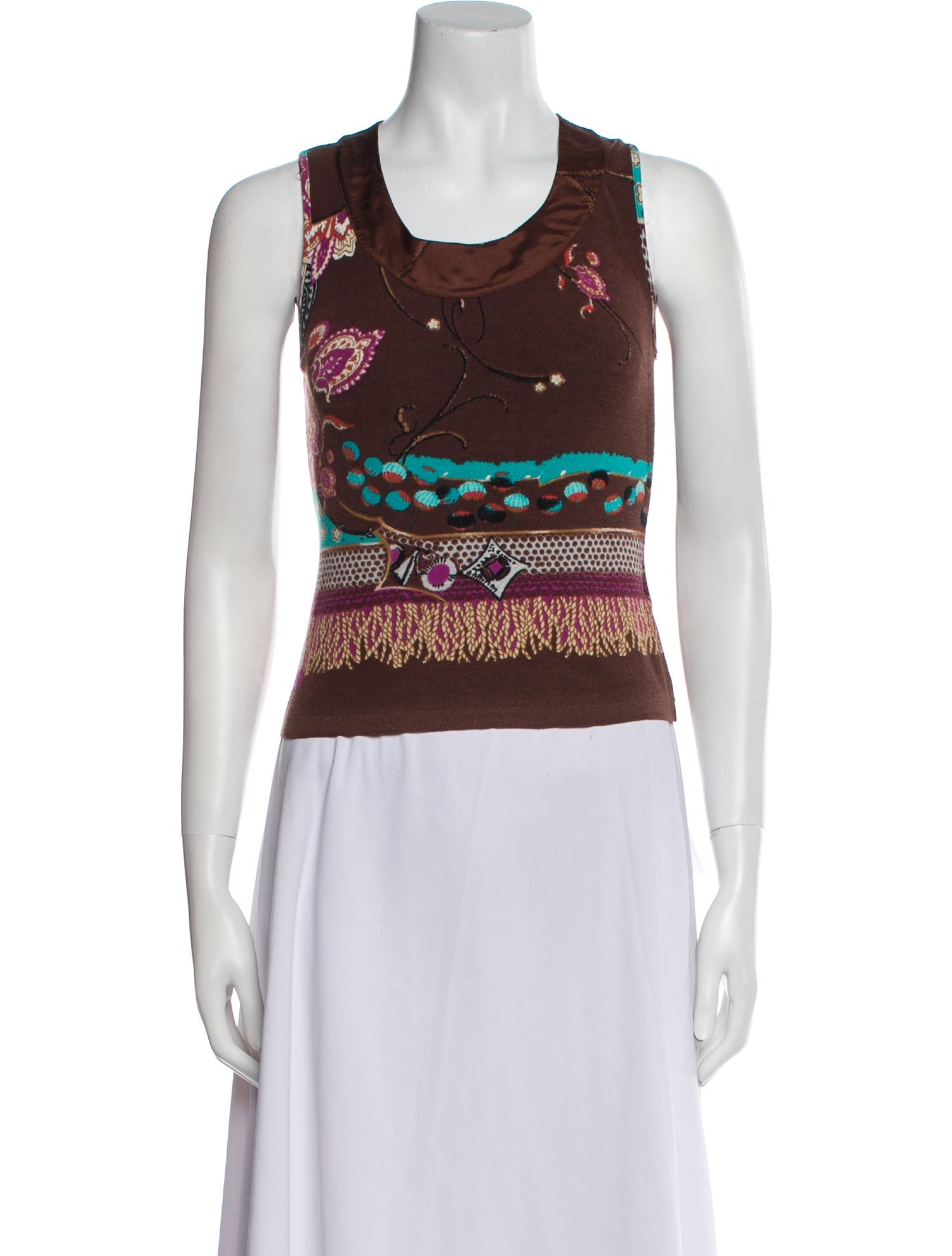 Blumarine Vintage Late 1990's - Early 2000's Crop Top