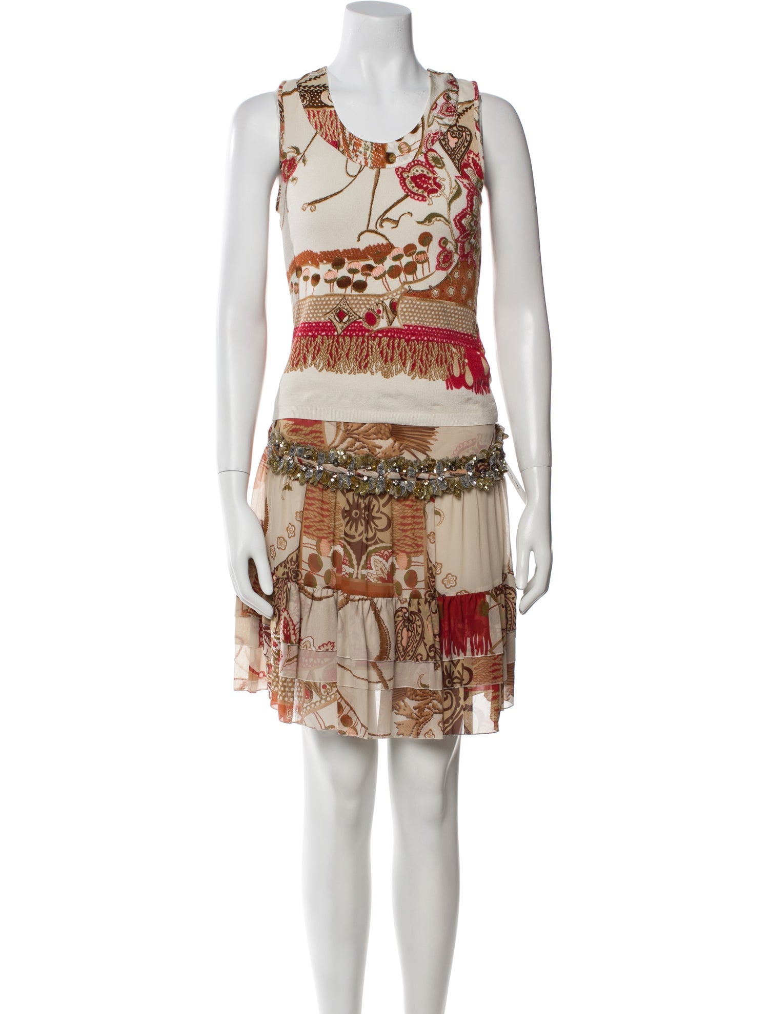 Blumarine Vintage 2000's Skirt Set