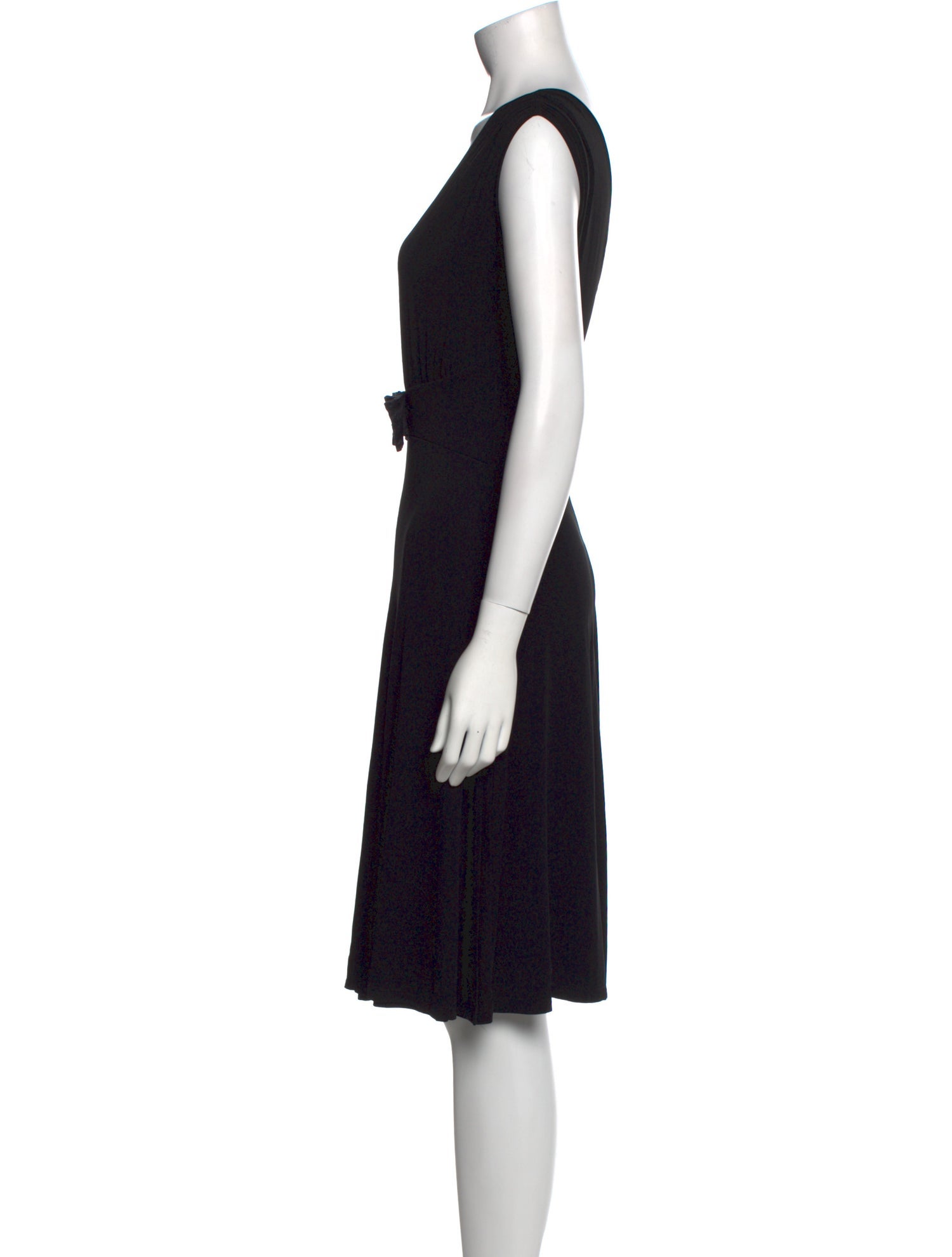 Blumarine V-Neck Knee-Length Dress