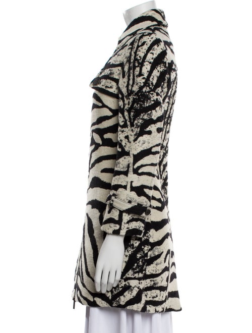 Blumarine Wool Animal Print Coat