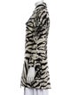 Blumarine Wool Animal Print Coat
