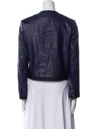 Blumarine Lamb Leather Evening Jacket