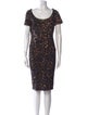 Blumarine Wool Knee-Length Dress