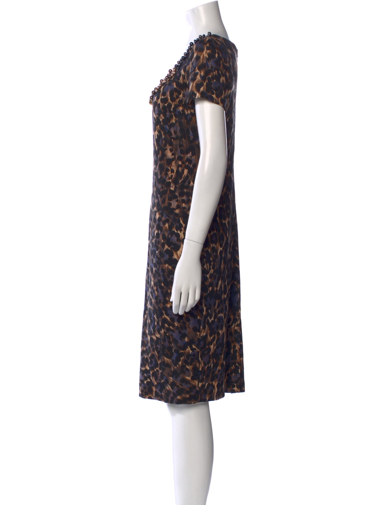 Blumarine Wool Knee-Length Dress
