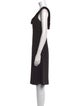 Blumarine Square Neckline Knee-Length Dress