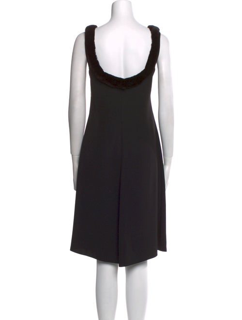 Blumarine Square Neckline Knee-Length Dress