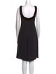 Blumarine Square Neckline Knee-Length Dress