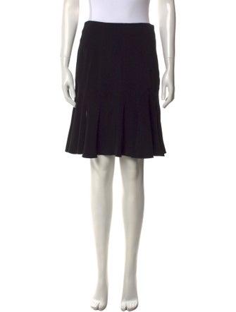 Blumarine Pleated Accents Knee-Length Skirt