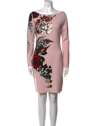 Blumarine Virgin Wool Knee-Length Dress