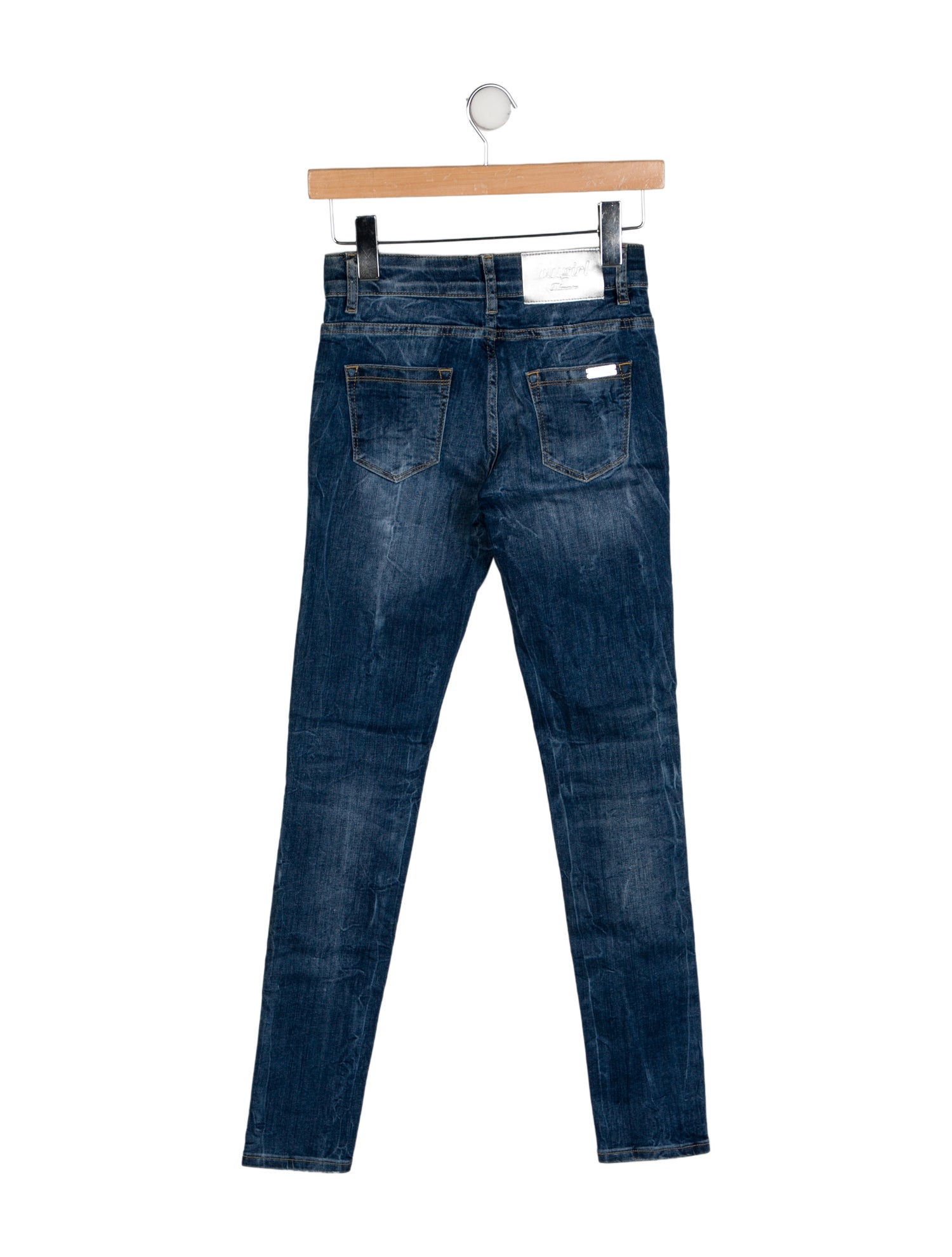 Blumarine Mid-Rise Skinny Leg Jeans