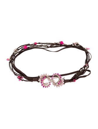 Blumarine Canvas Waist Belt