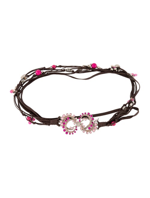 Blumarine Canvas Waist Belt