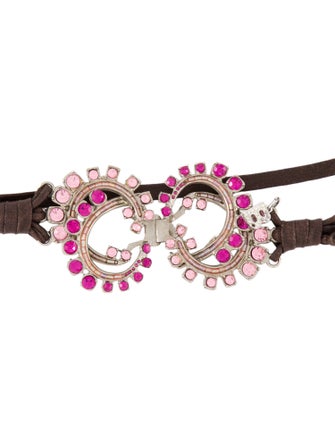 Blumarine Canvas Waist Belt