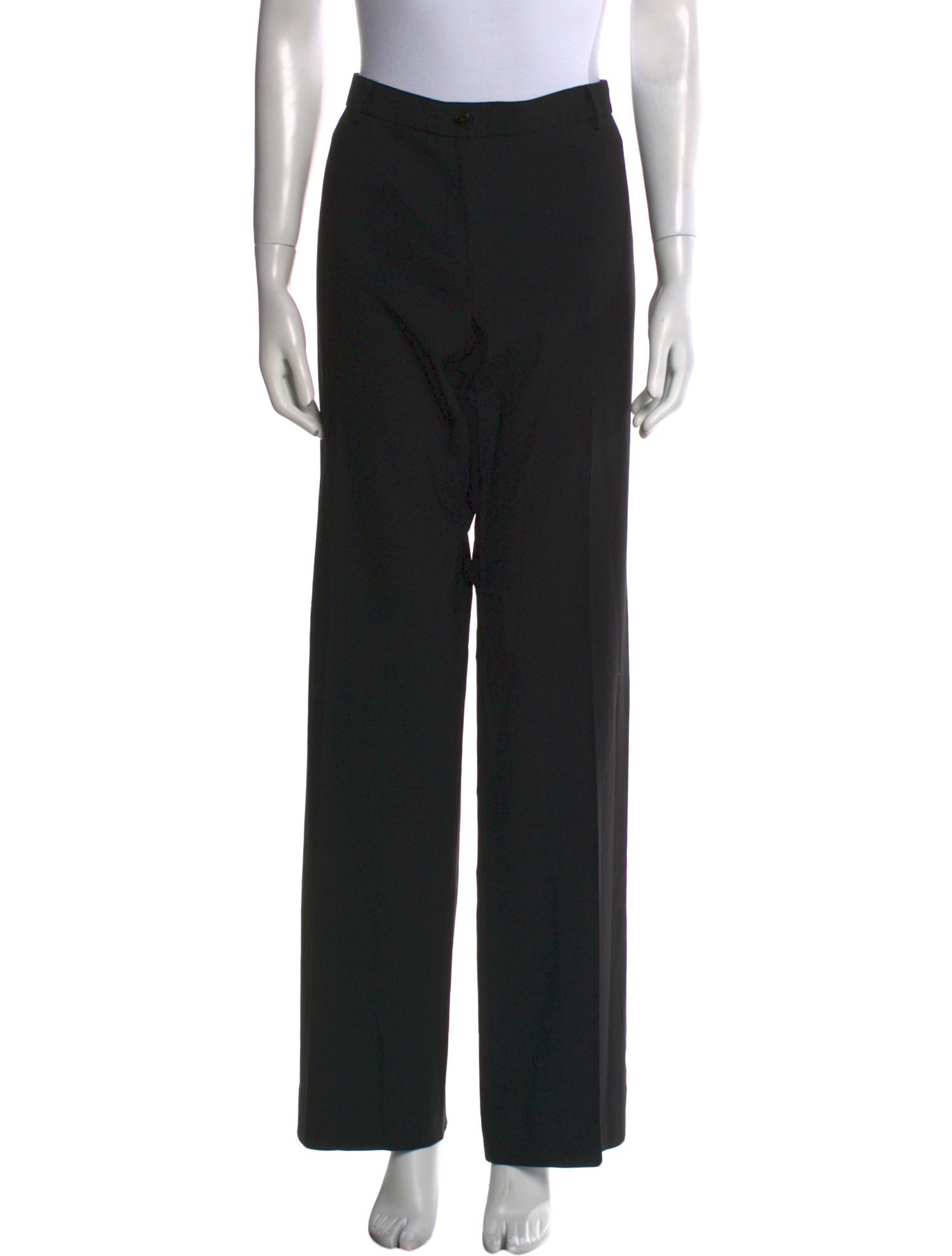 Blumarine Virgin Wool Straight Leg Pants