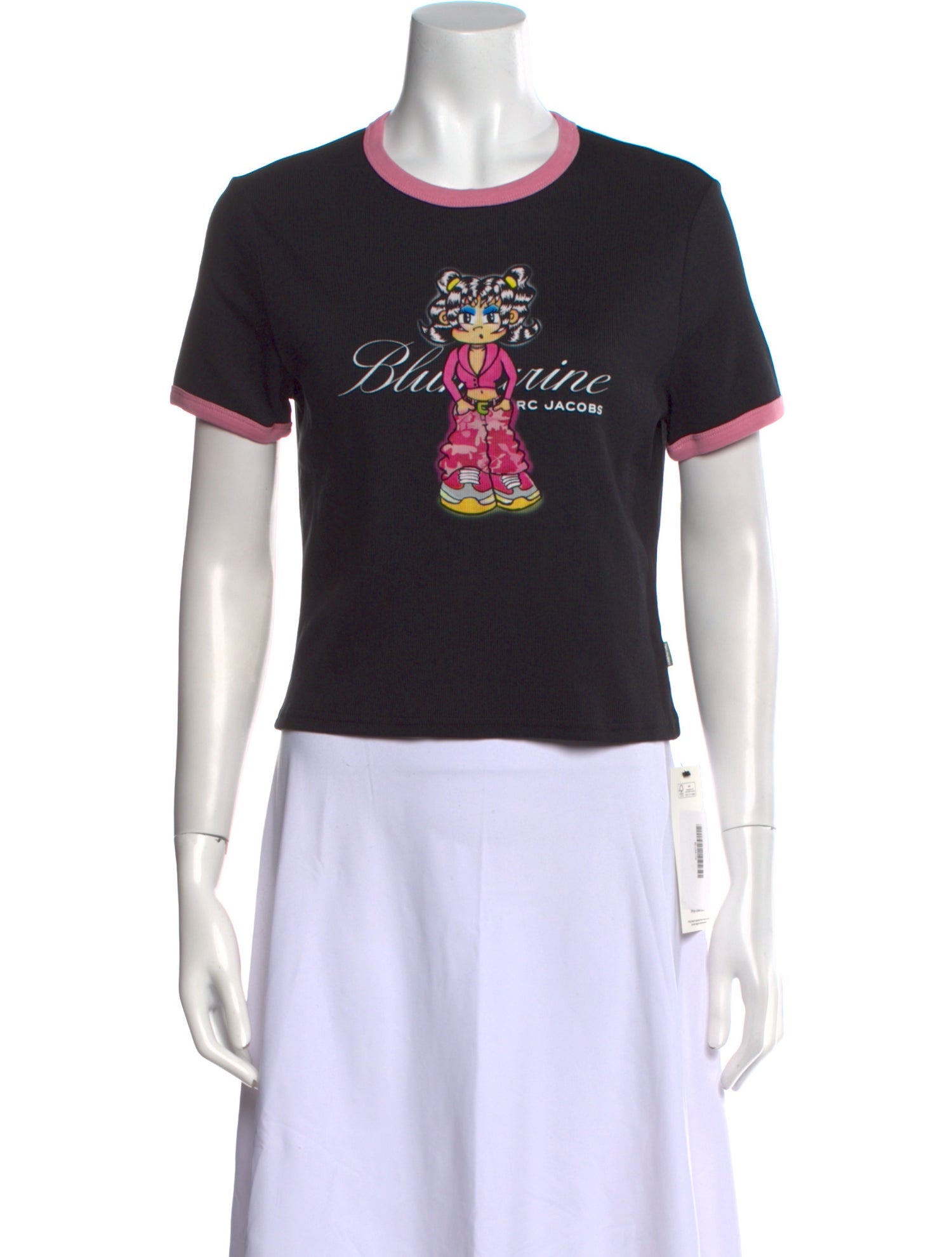 Blumarine by Marc Jacobs Graphic Print Crew Neck T-Shirt