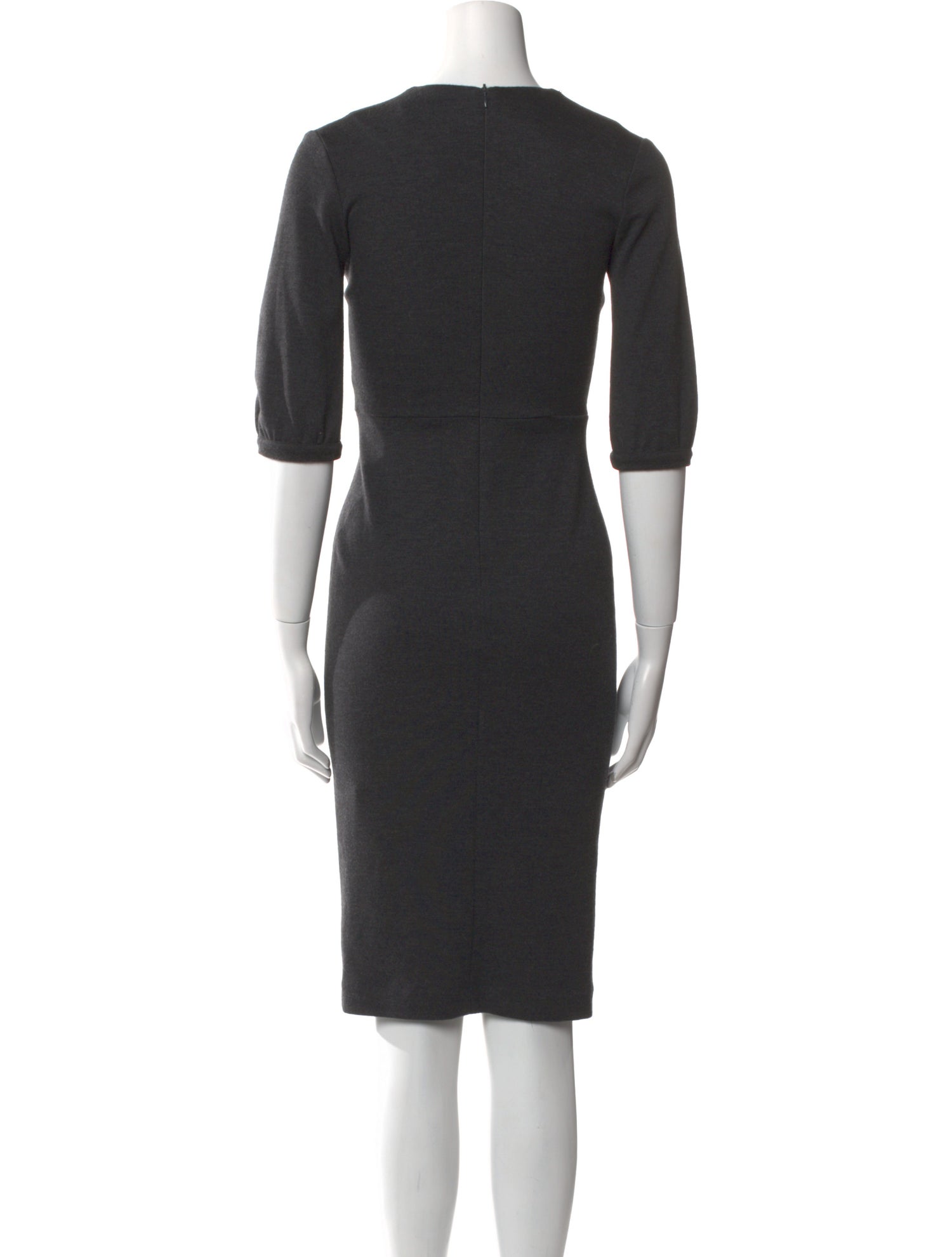 Blumarine Wool Midi Length Dress