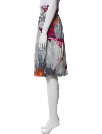 Blumarine Floral Print Knee-Length Skirt