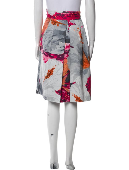 Blumarine Floral Print Knee-Length Skirt