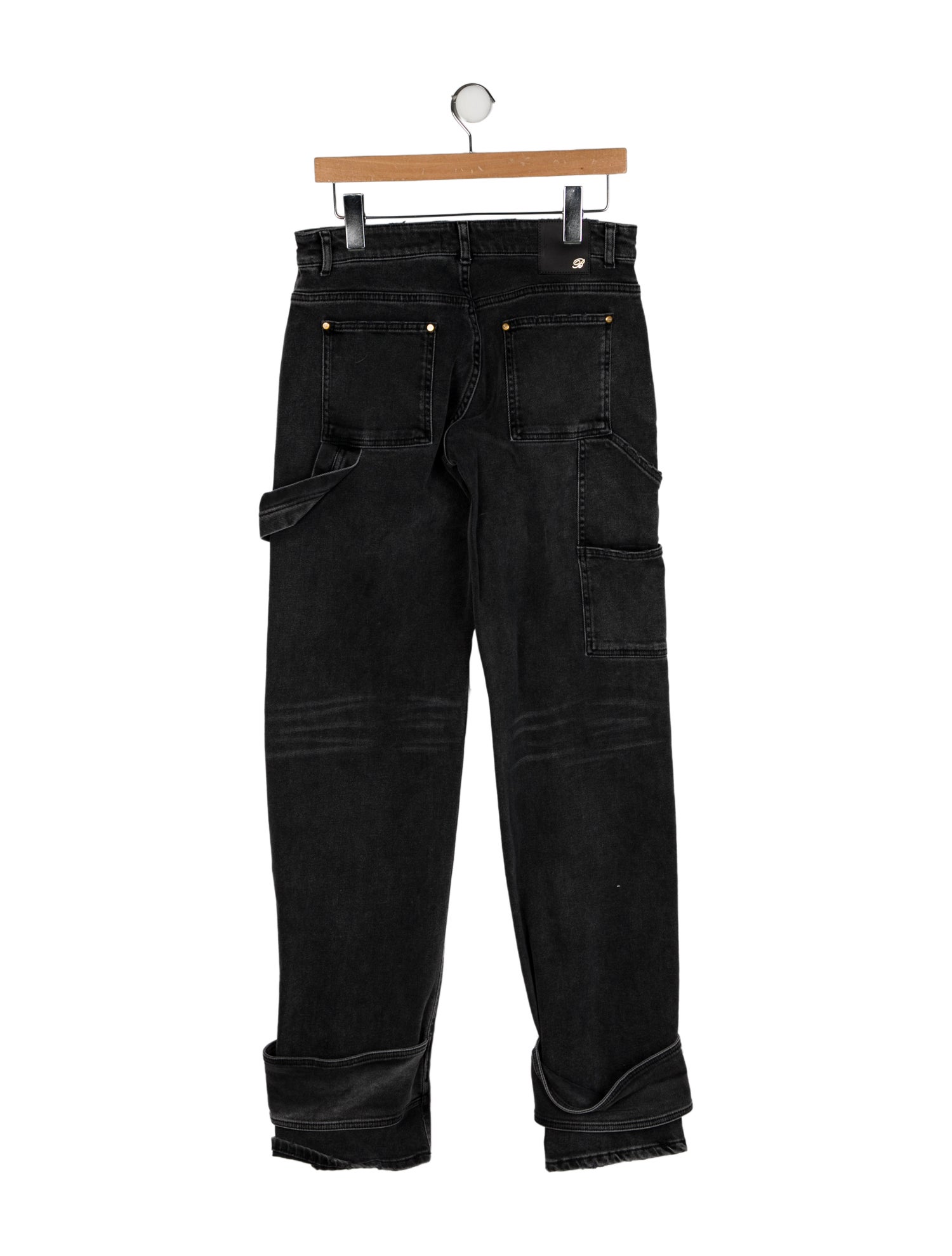 Blumarine Mid-Rise Wide Leg Jeans