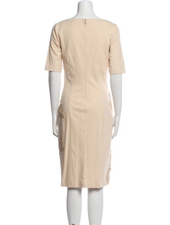 Blumarine Wool Midi Length Dress