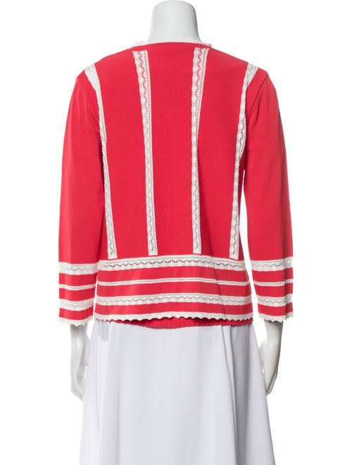 Blumarine Striped Lace Trim Embellishment Set