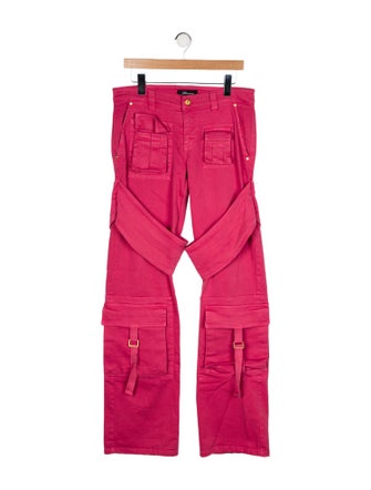 Blumarine Mid-Rise Wide Leg Jeans