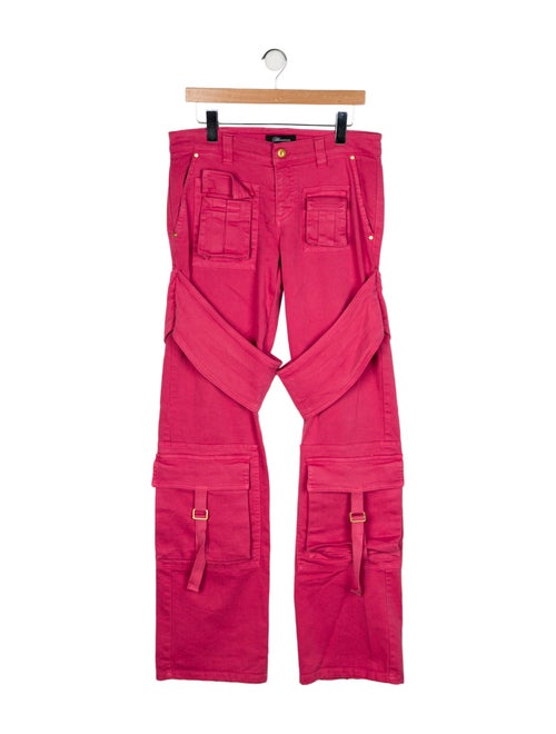 Blumarine Mid-Rise Wide Leg Jeans