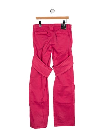 Blumarine Mid-Rise Wide Leg Jeans