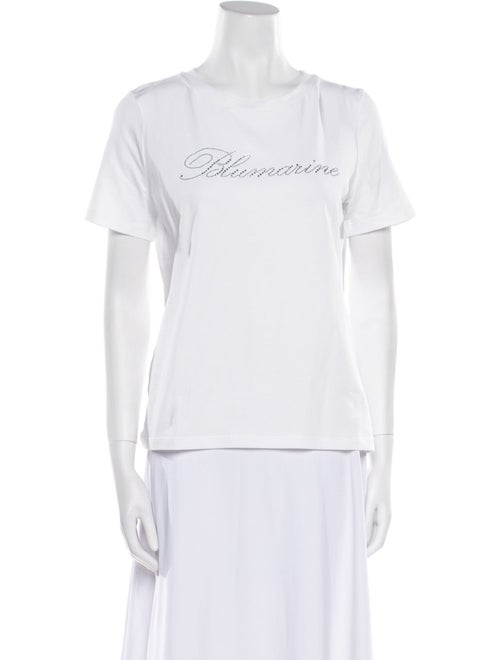 Blumarine Graphic Print Crew Neck T-Shirt