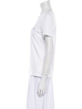 Blumarine Graphic Print Crew Neck T-Shirt