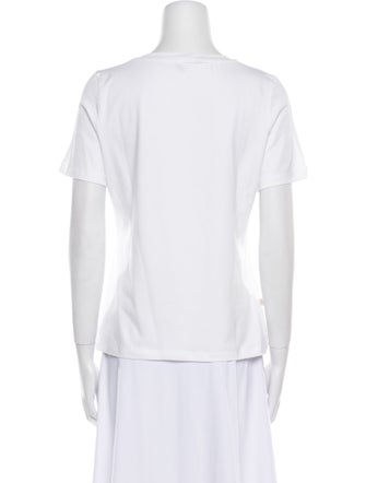 Blumarine Graphic Print Crew Neck T-Shirt