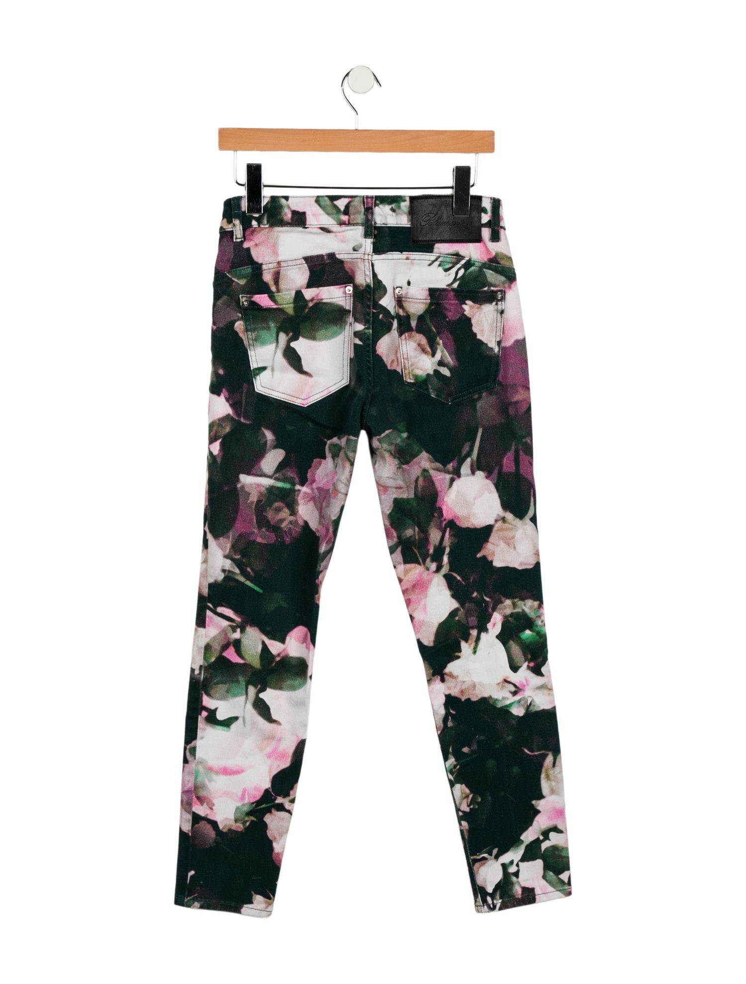 Blumarine Mid-Rise Skinny Leg Jeans