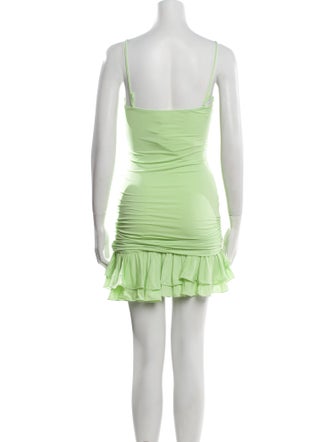 Blumarine V-Neck Mini Dress