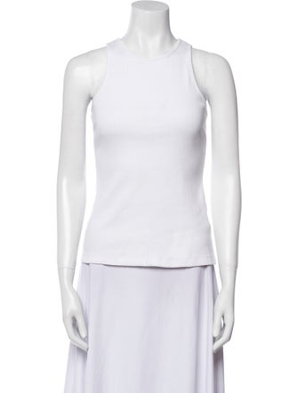 Blumarine Crew Neck Sleeveless Top