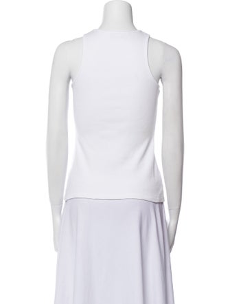 Blumarine Crew Neck Sleeveless Top