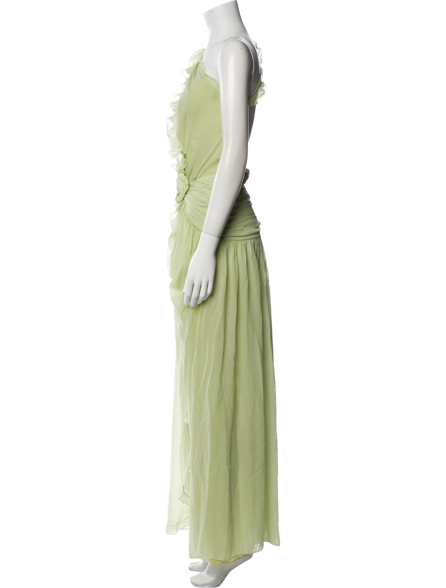 Blumarine Silk Long Dress