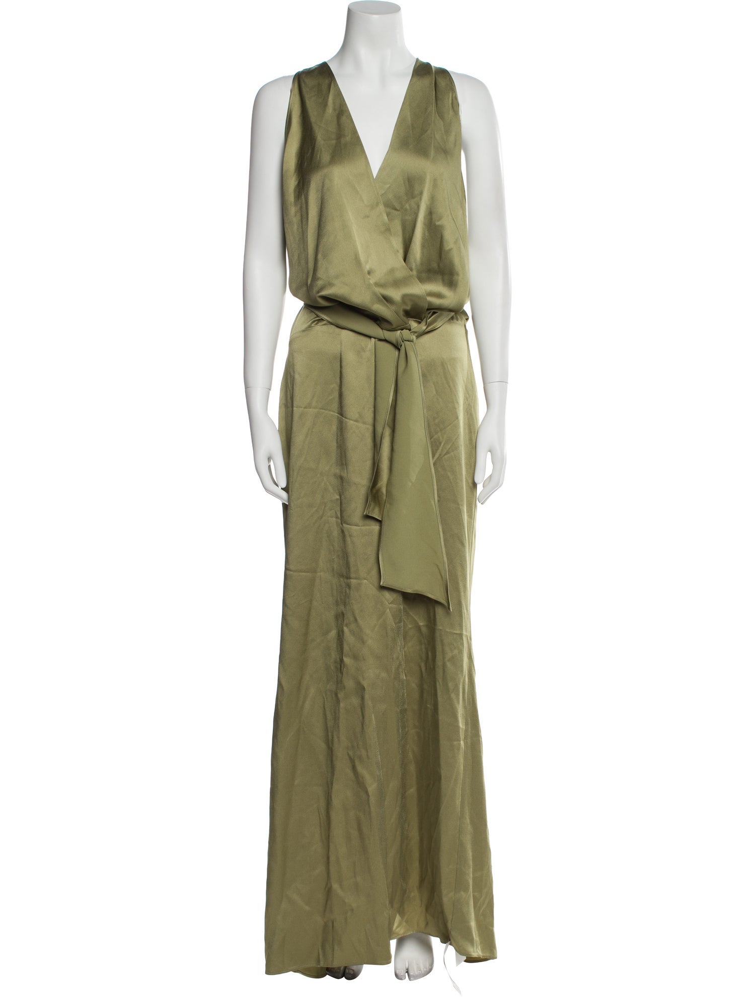 Blumarine V-Neck Long Dress w/ Tags