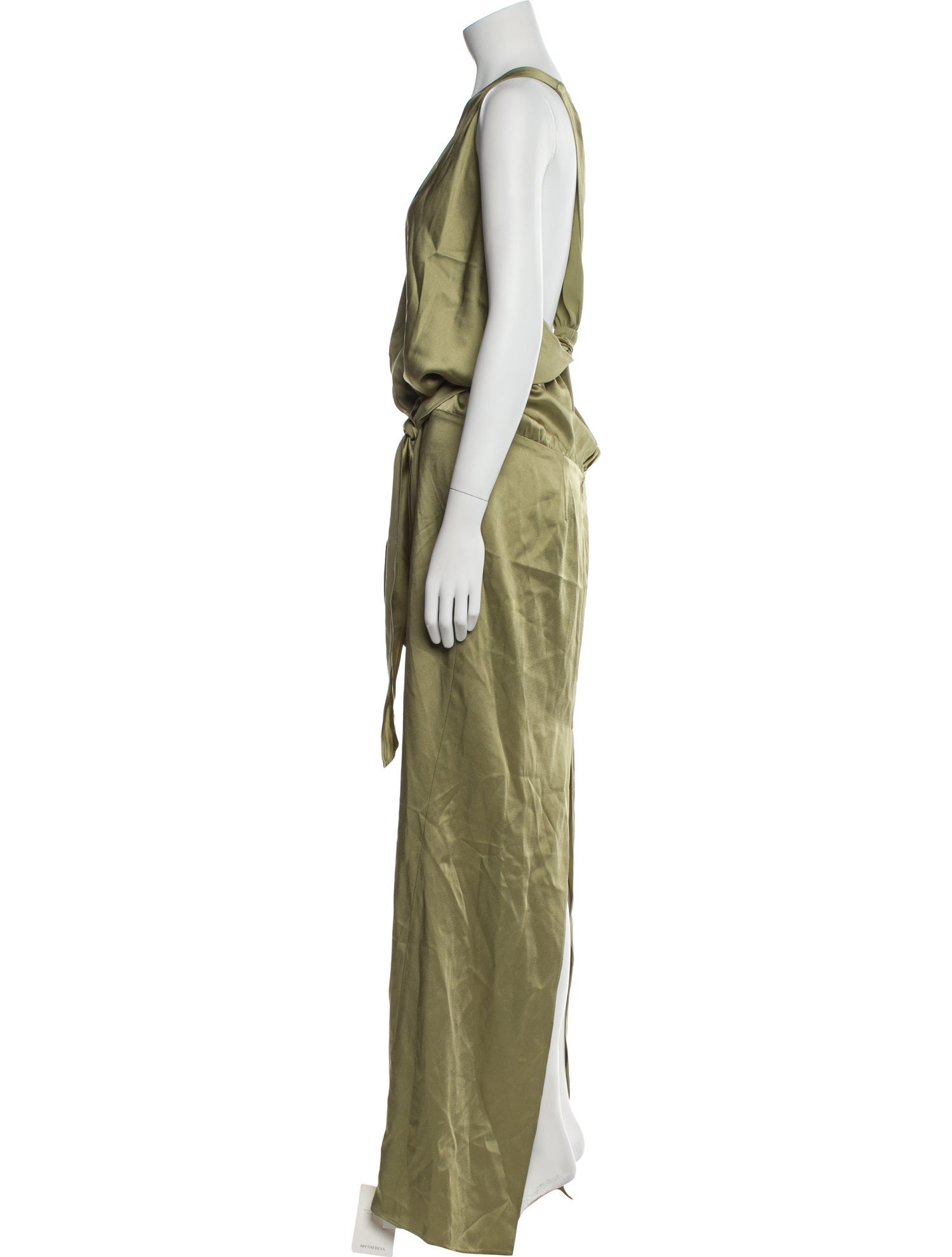 Blumarine V-Neck Long Dress w/ Tags