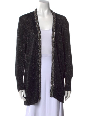 Blumarine Open Front Sweater