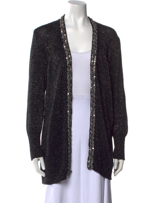 Blumarine Open Front Sweater