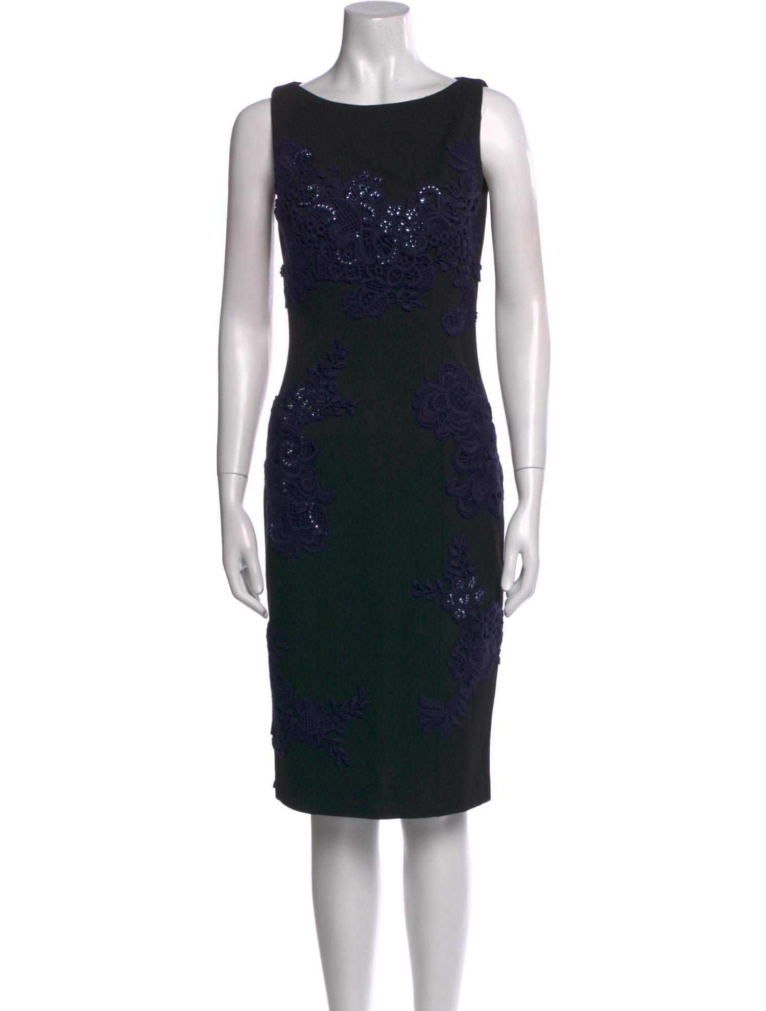 Blumarine Wool Knee-Length Dress