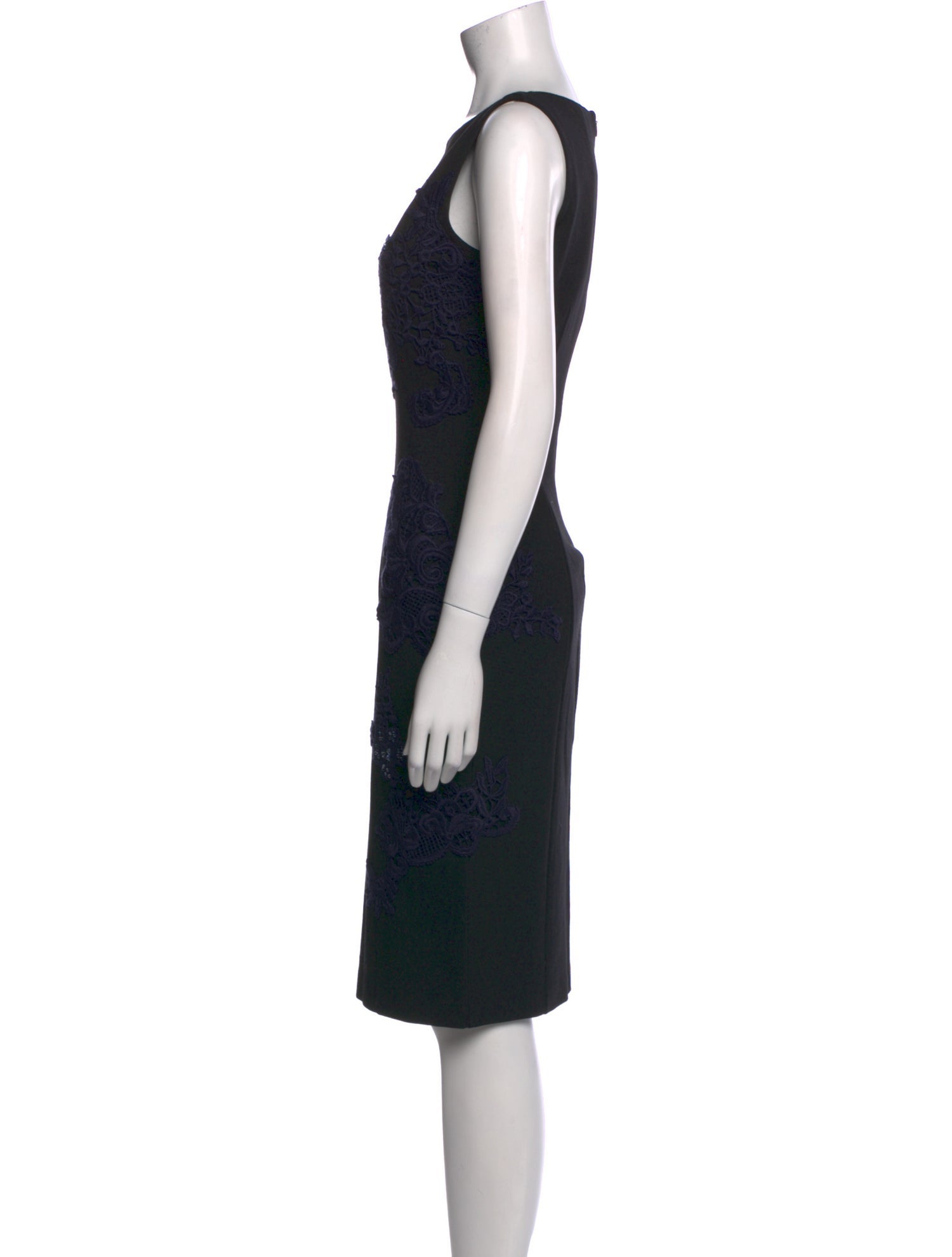 Blumarine Wool Knee-Length Dress