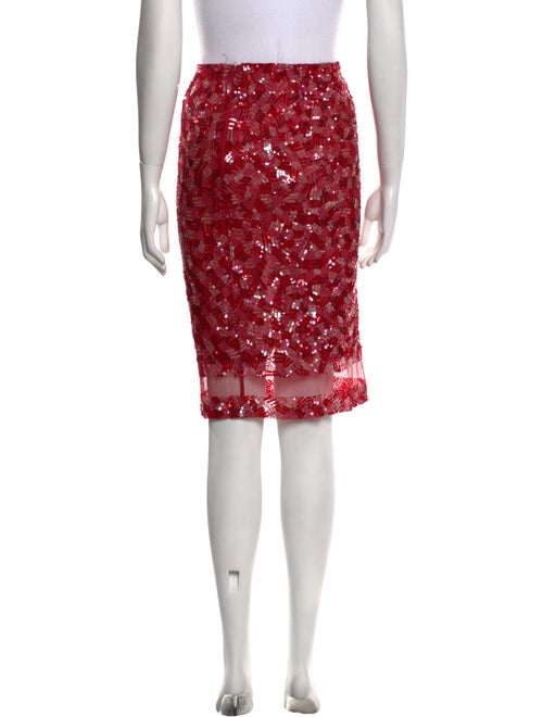 Blumarine Floral Print Knee-Length Skirt