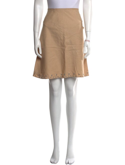 Blumarine Eyelet Trim Knee-Length Skirt