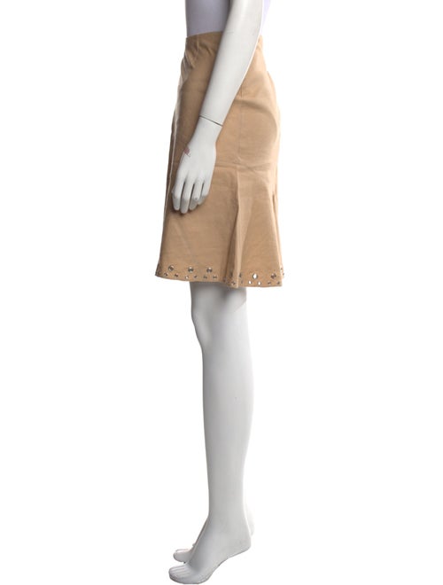 Blumarine Eyelet Trim Knee-Length Skirt