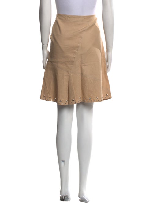 Blumarine Eyelet Trim Knee-Length Skirt